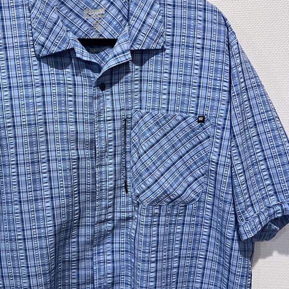 Blackhawk Warrior Wear 1700 Mens XL Blue Plaid Tactical Short Sleeve Shirt CCW - Picture 3 of 10